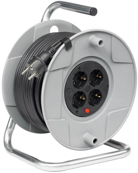 Brennenstuhl Kabeltrommel Innen 40m H05VV-F3G1,5, schwarz Brennenstuhl Kabeltrommel Innen 40m H05VV-F3G1,5, schwarz