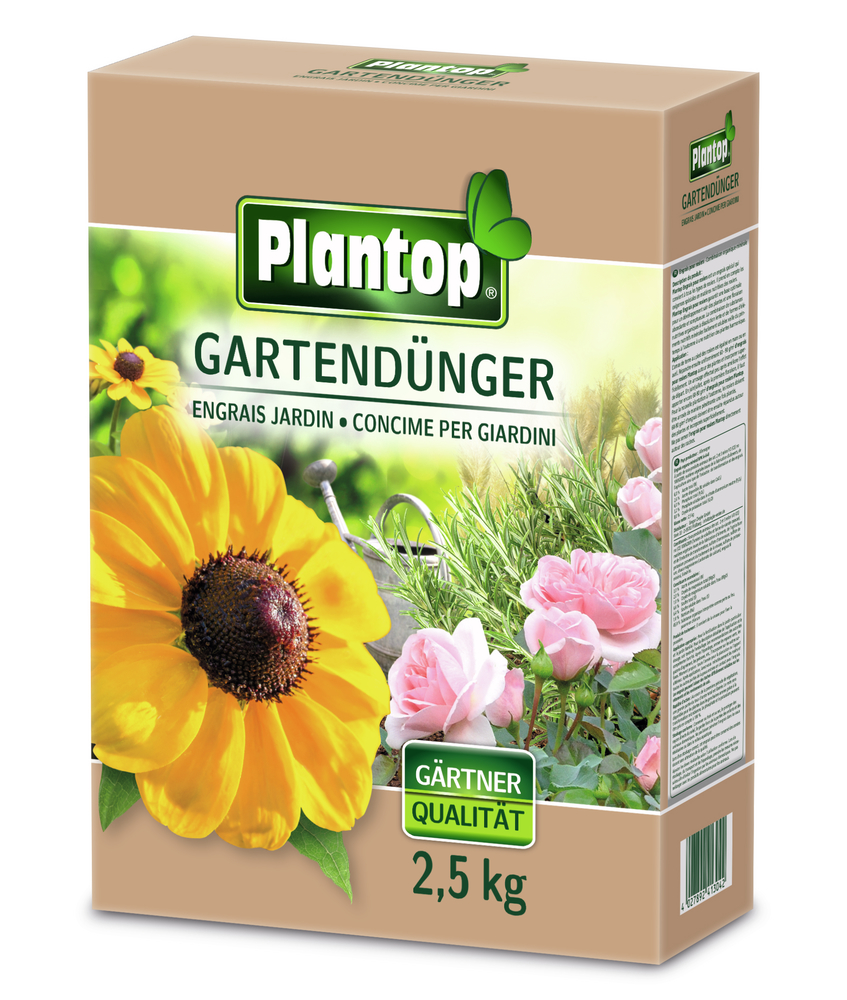Plantop Gartendünger 2,5kg GREGOR ZIEGLER GMBH Plantop Gartendünger 2,5kg NPK 7+5+8(+3) Faltschachtel