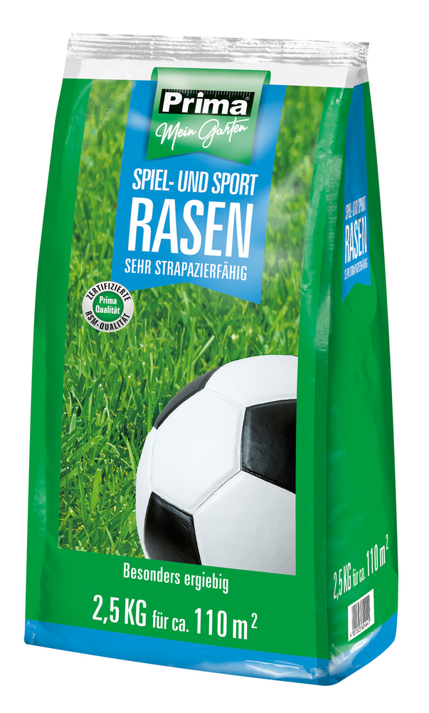 PRIMA Spiel und Sportrasen 2,5kg für 110m² 