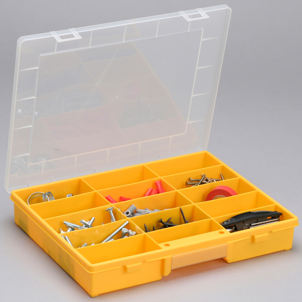 ALLIT AG EuroPlus Basic 37/15 gelb/transparent Sortimentskasten