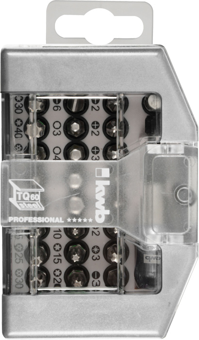 KWB BURMEISTER Bit-Box 32 tlg. mit Gürtelclip kwb DIY