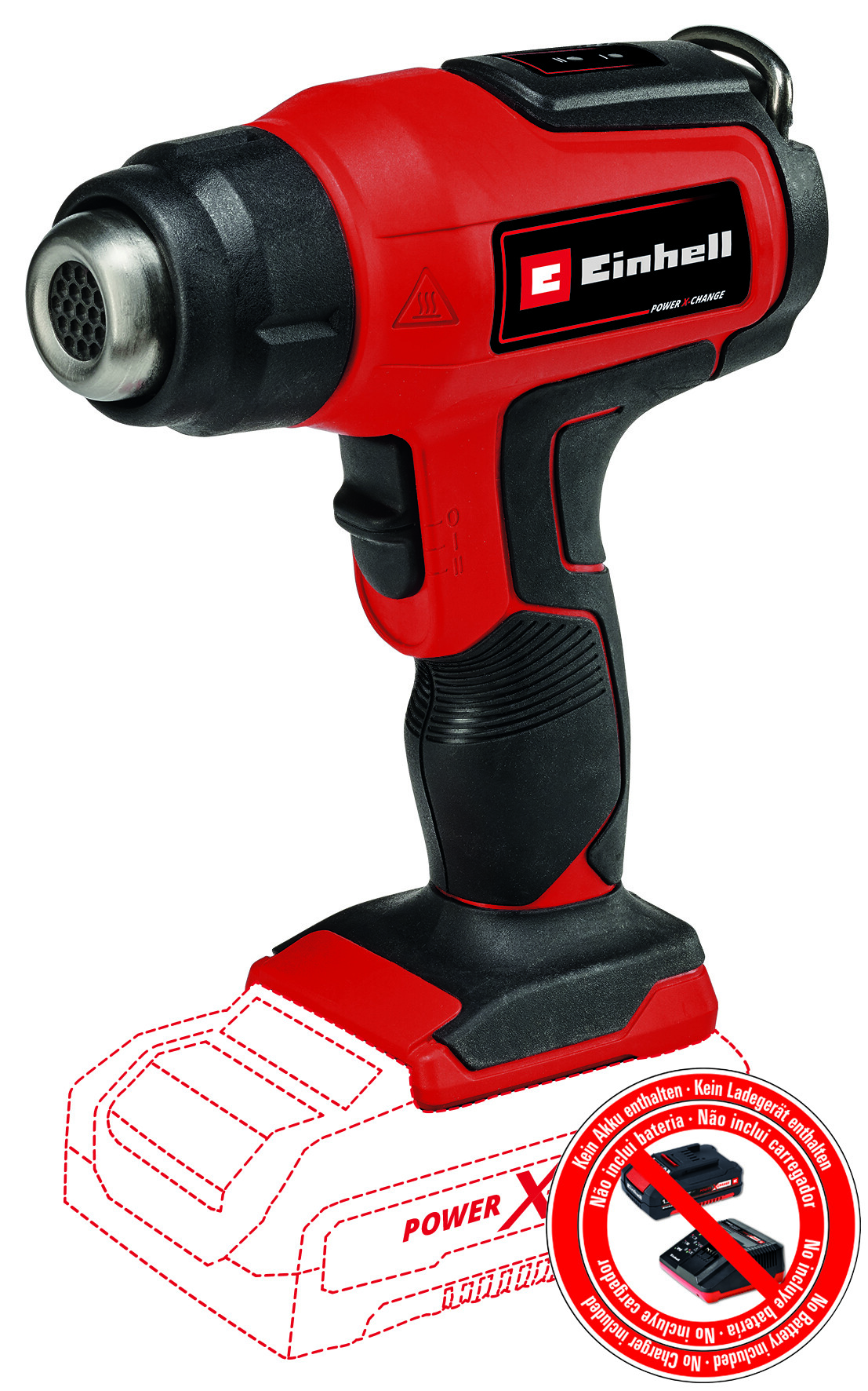 EINHELL Akku-Heißluftpistole TE-HA 18 Li - Solo