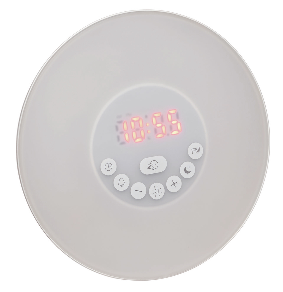 Lichtwecker Wake-up-Light TFA DOSTMANN Lichtwecker Wake-up-Light mit Radiowecker und Tischleuchte