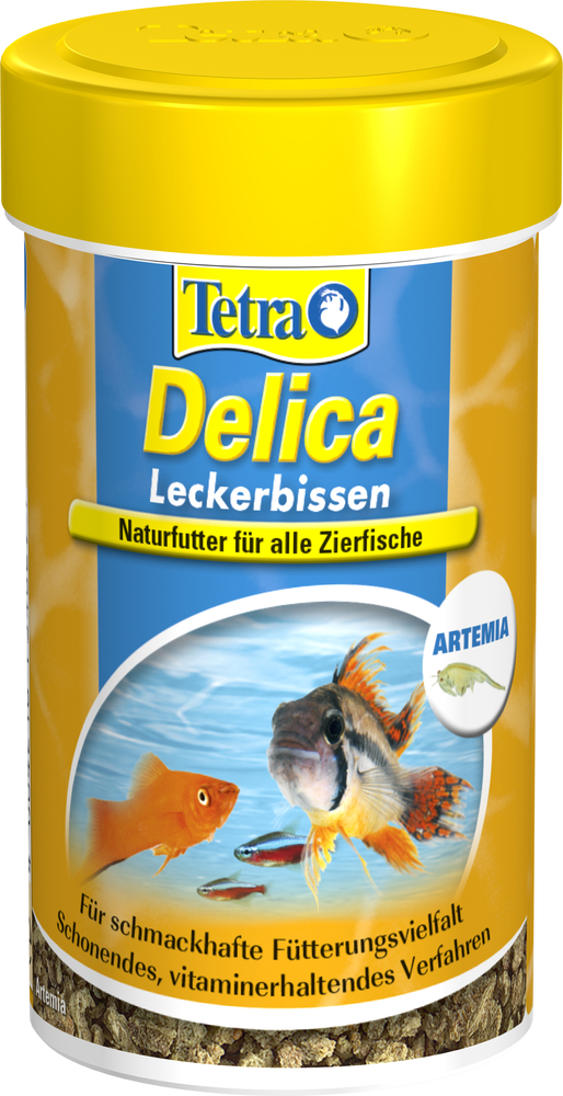 Tetra Delica Brine Shrimps 100 ml Zierfische Fischfutter