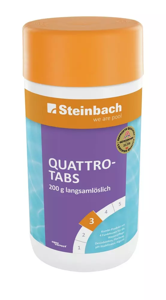 STEINBACH Quattrotabs 200g langsamlöslich, 1kg  