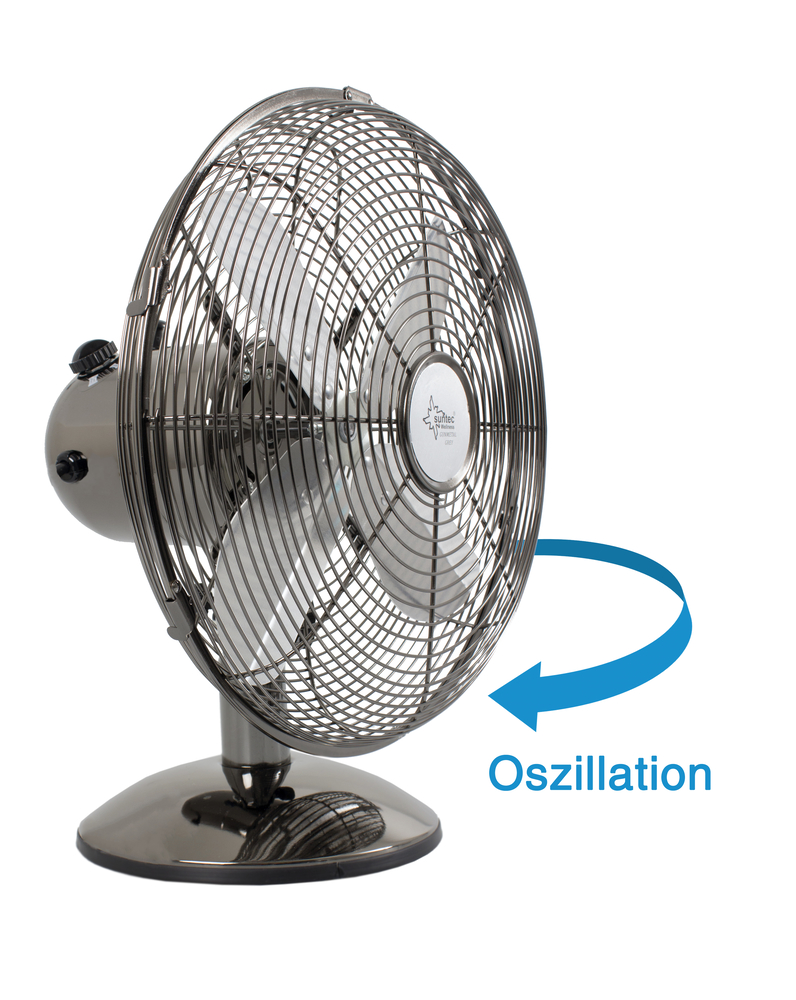 Tischventilator Metall 30cm TVM grey SUNTEC Tischventilator Metall 30cm TVM grey CoolBreeze