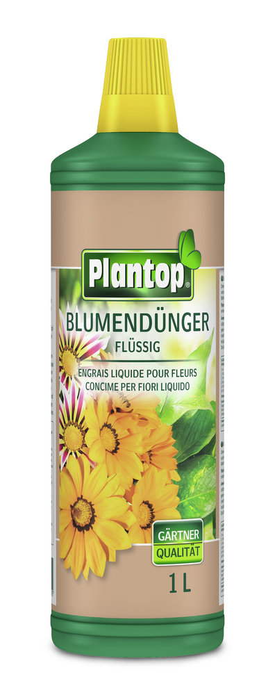 PLANTOP Blumendünger 1 Liter, NPK-7+3+6 chlorid