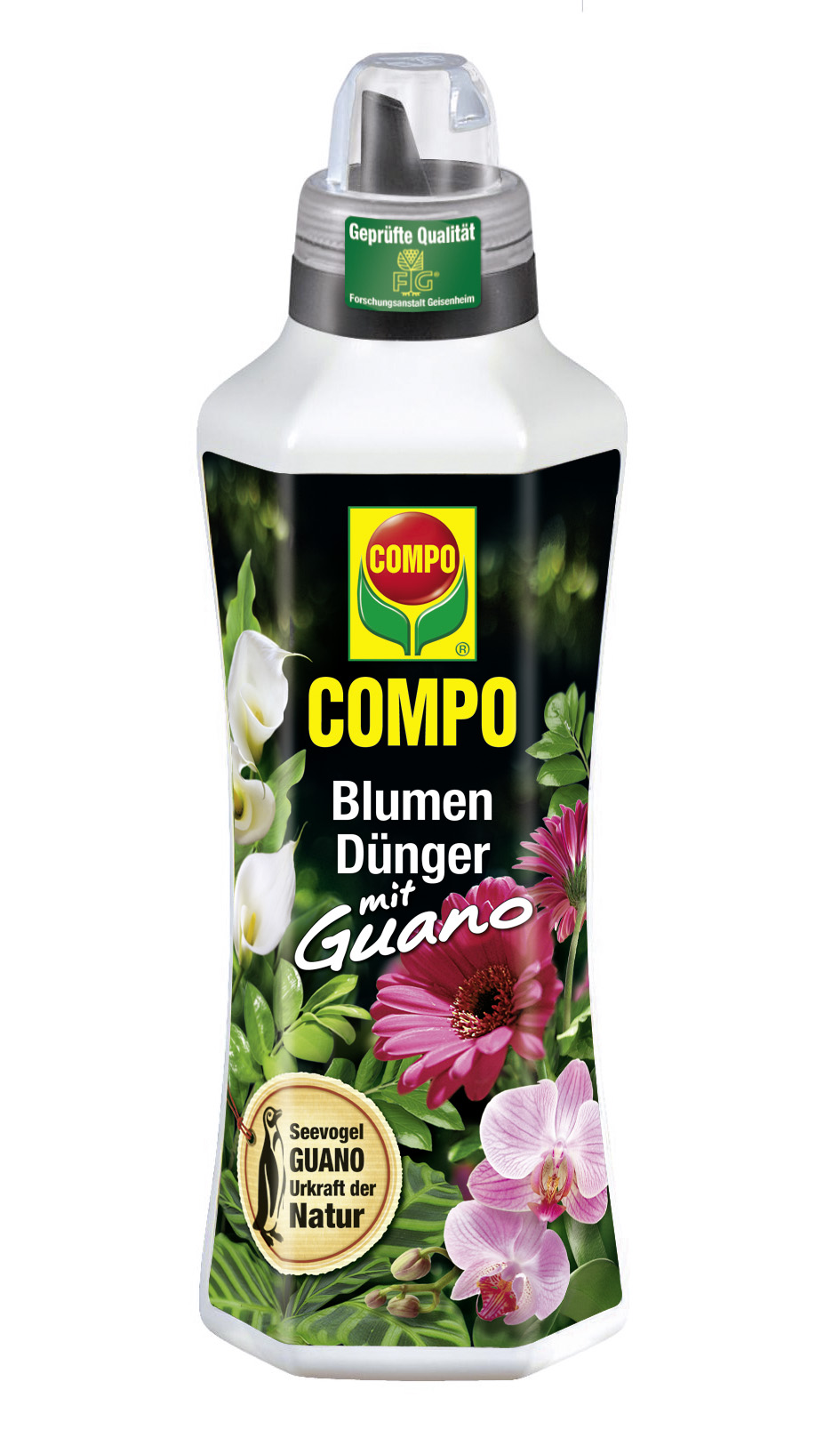 COMPO Blumendünger mit Guano 1,3 Liter