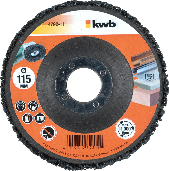 KWB BURMEISTER Reinigungsscheibensortiment Ø 115 mm kwb DIY