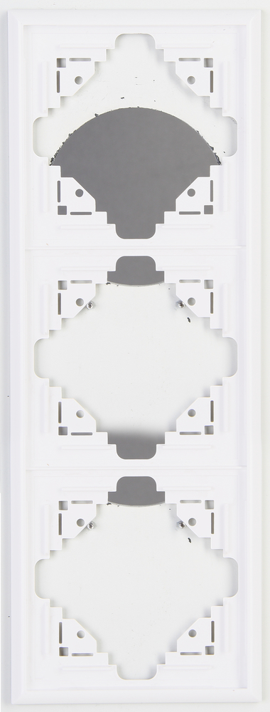 KOPP GMBH Abdeckrahmen Malta 3-fach arktis 