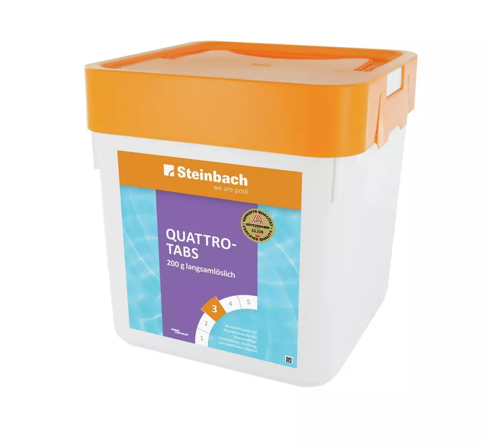 STEINBACH Quattrotabs 200g langsamlöslich, 5kg  