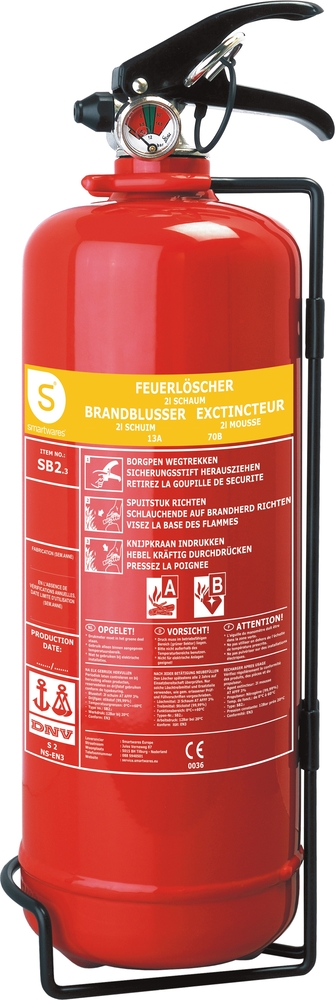 Schaumlöscher SB2 SW 2 Liter SMARTWARES Schaumlöscher SB2 SW 2 Liter
