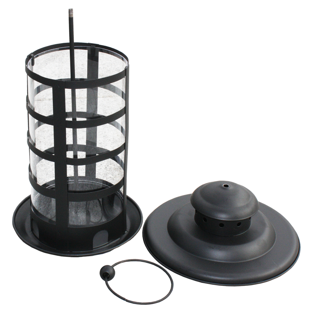 Futtersilo aus Metall ca.Ø20xH30  