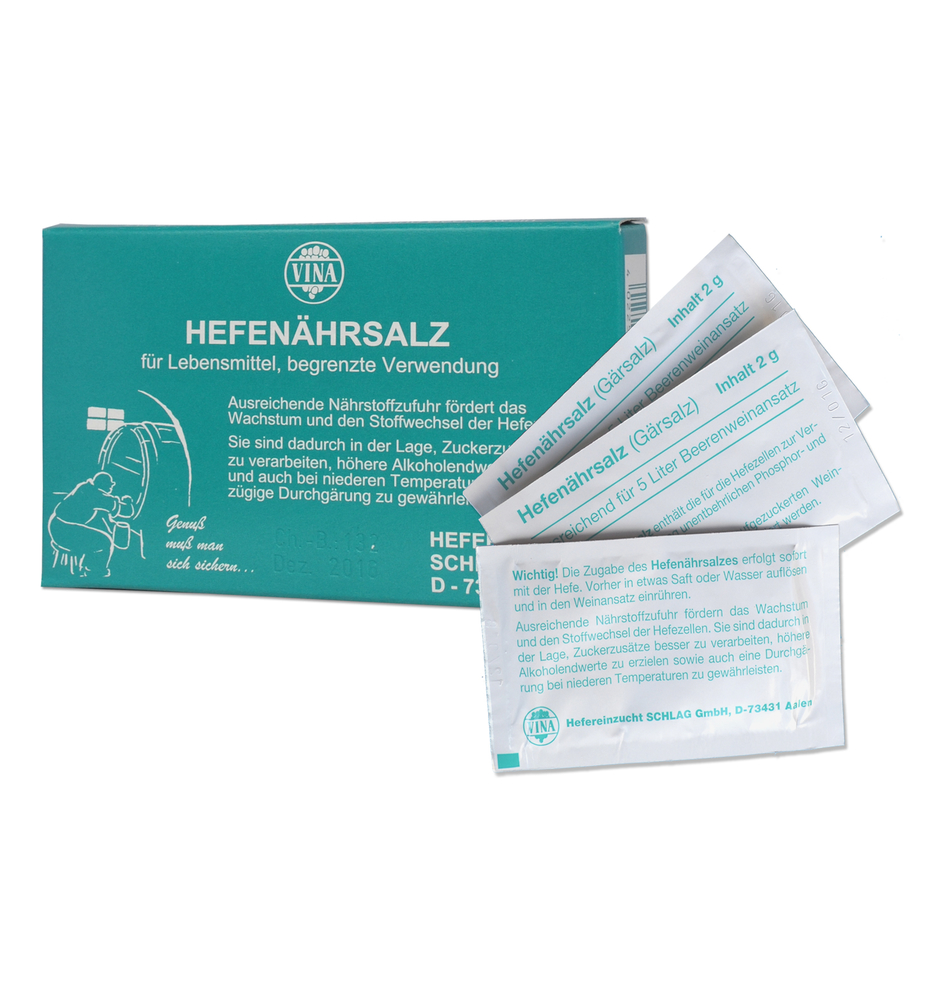 Hefenährsalz (Gärsalz) 10g (5 x 2g Beutel)