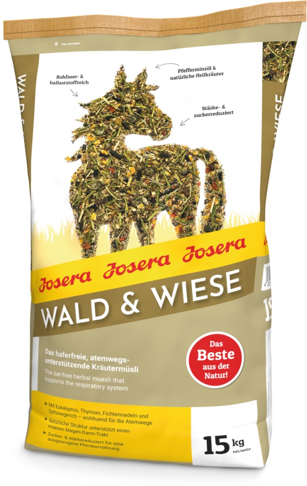 Josera Wald & Wiese Pferdefutter, 15kg