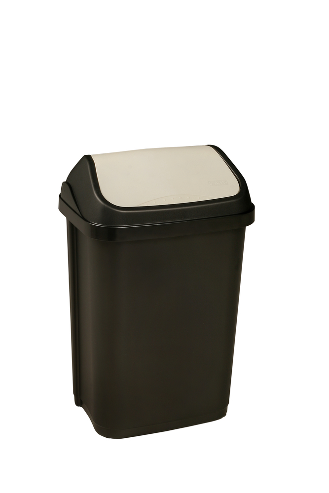 Abfallbehälter Swantje 25l graphite KEEEPER Abfallbehälter Swantje 25l graphite 33,5x25,5x53,5cm, mit Schwingdeckel