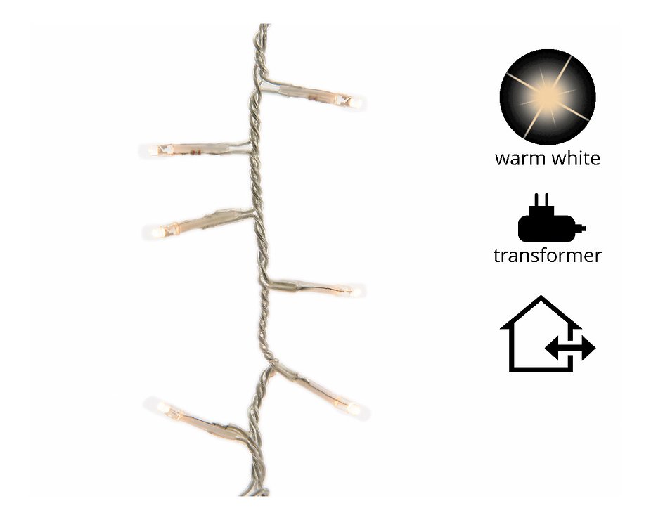 LED Compact Lichterkette, warmweiß, 400 LED, 1m 
