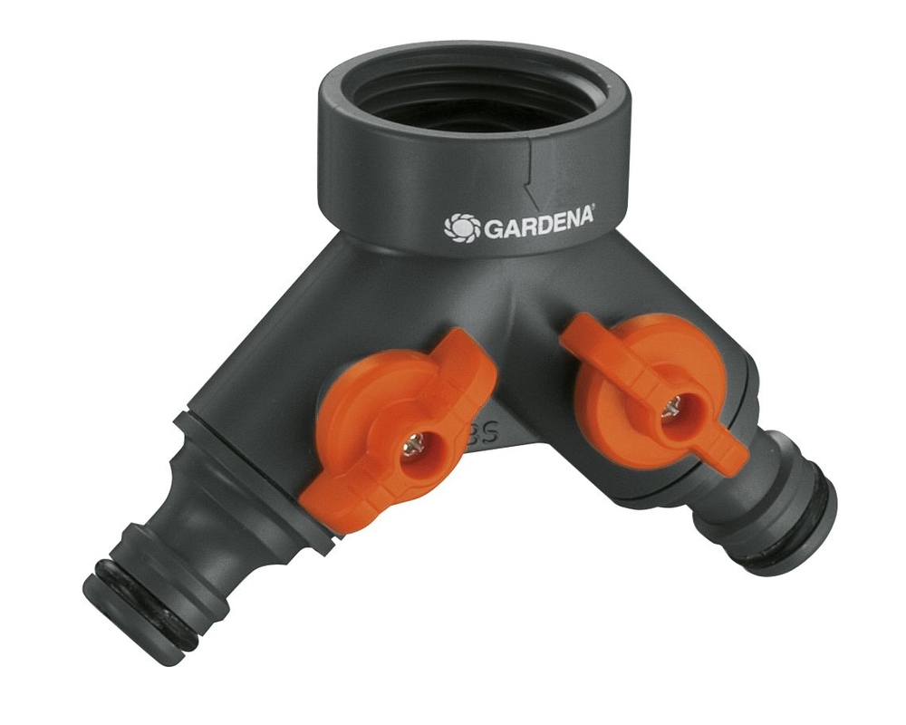 Zwei-Wege-Ventil GARDENA Zwei-Wege-Ventil für Wasserhähnemit 33,3mm G1 -Gewinde