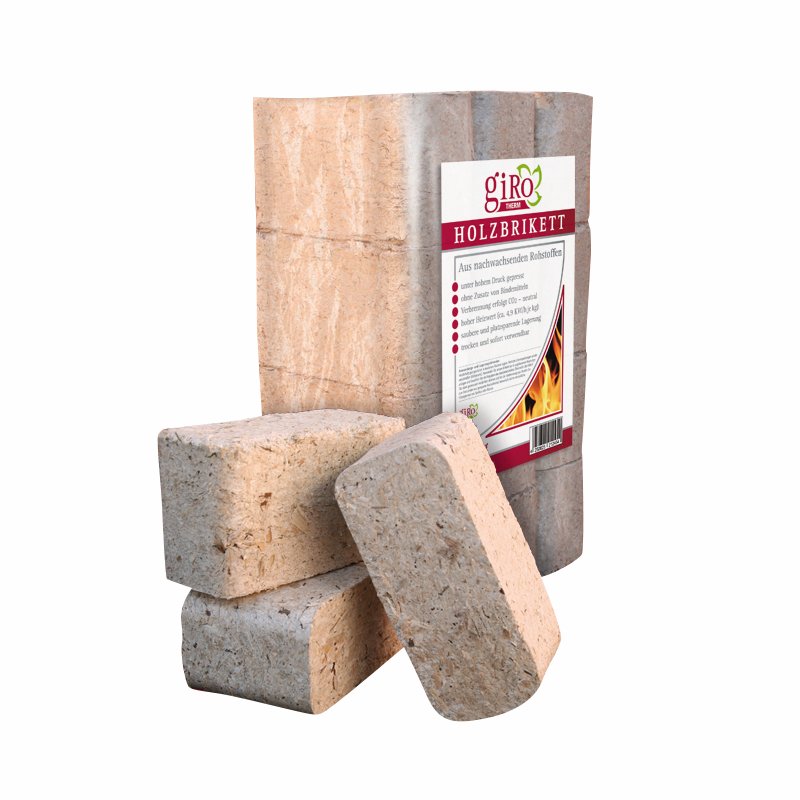 RUF Holzbrikett 10kg Bündel Brennstoff Kamin Holzbriketts