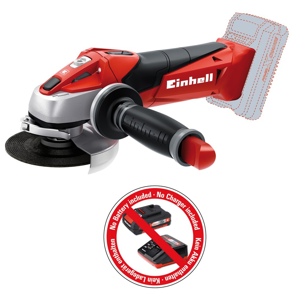 EINHELL Akku-Winkelschleifer TE-AG 18 Li Solo 