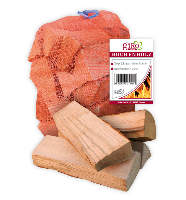 Kaminholz Buche 12,5 dm³ Brennholz trocken ofen fertig Holz Feuer 10 kG 