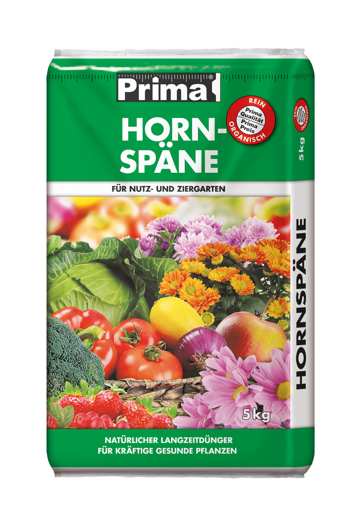 Prima Hornspäne 5kg GREGOR ZIEGLER GMBH Prima Hornspäne 5kg 14%N PE-Beutel im 1/2Display