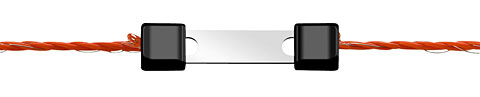 Litzenverbinder Litzclip Edelstahl, 3mm, gerade, 10 Stück