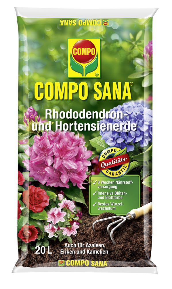 COMPO SANA Rhodo- u.Hortensienerde 20l COMPO COMPO SANA Rhodo- u.Hortensienerde 20l Compo PALETTEN-VE