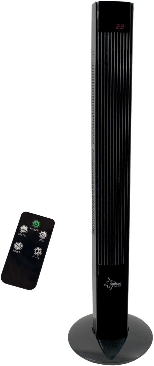  SUNTEC CoolBreeze 12.000 TV Turmventilator, schwarz 