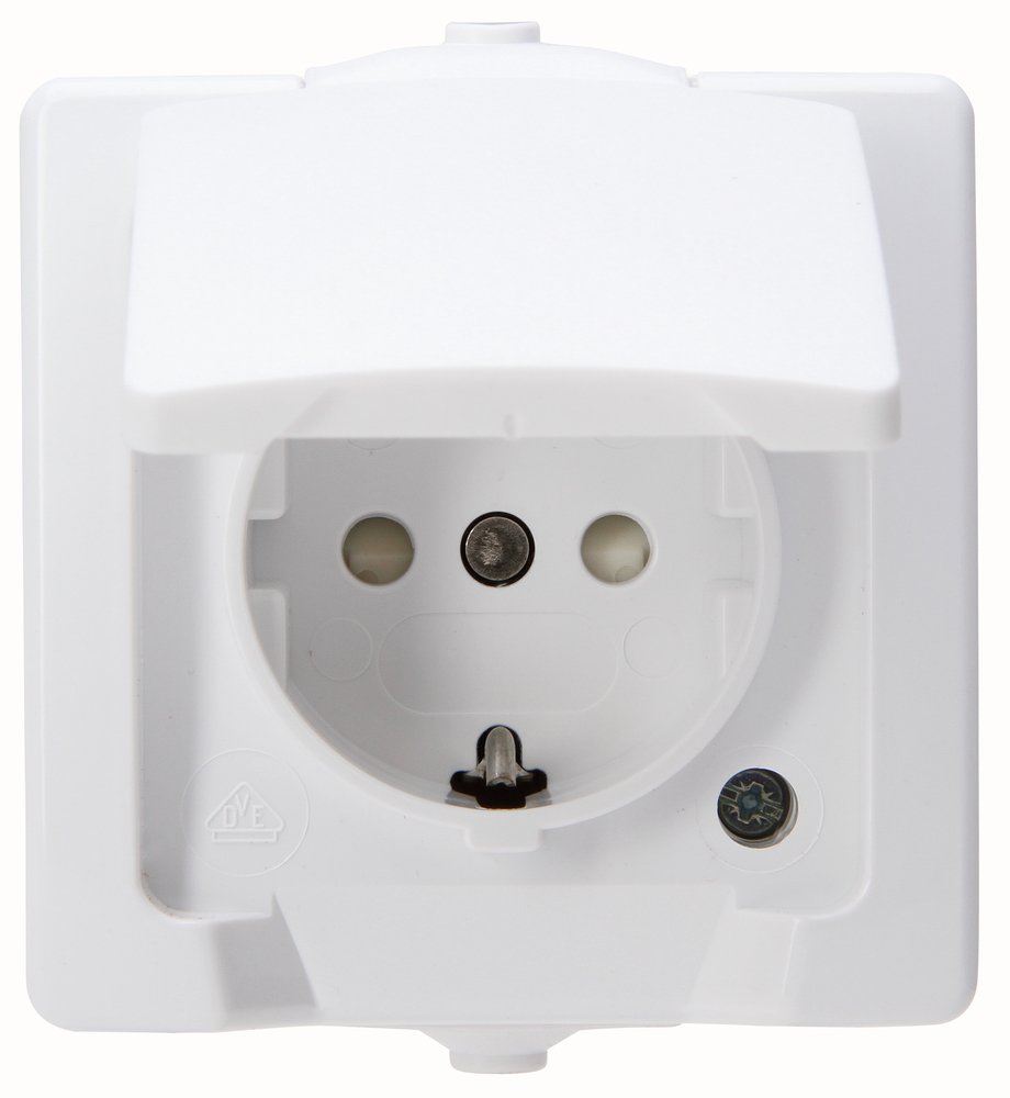 Steckdose AP-FR Nautic Klappde. arktisws KOPP GMBH Steckdose AP-FR Nautic Klappde. arktisws mit erhöhtem Berührungsschutz