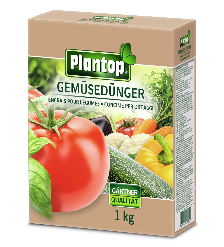 PLANTOP Tomaten und Gemüsedünger 1kg NPK 7+4+9 (+3)