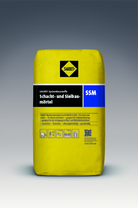 Schacht- und Sielbaumörtel SSM 30kg SAKRET Schacht- und Sielbaumörtel SSM 30kg