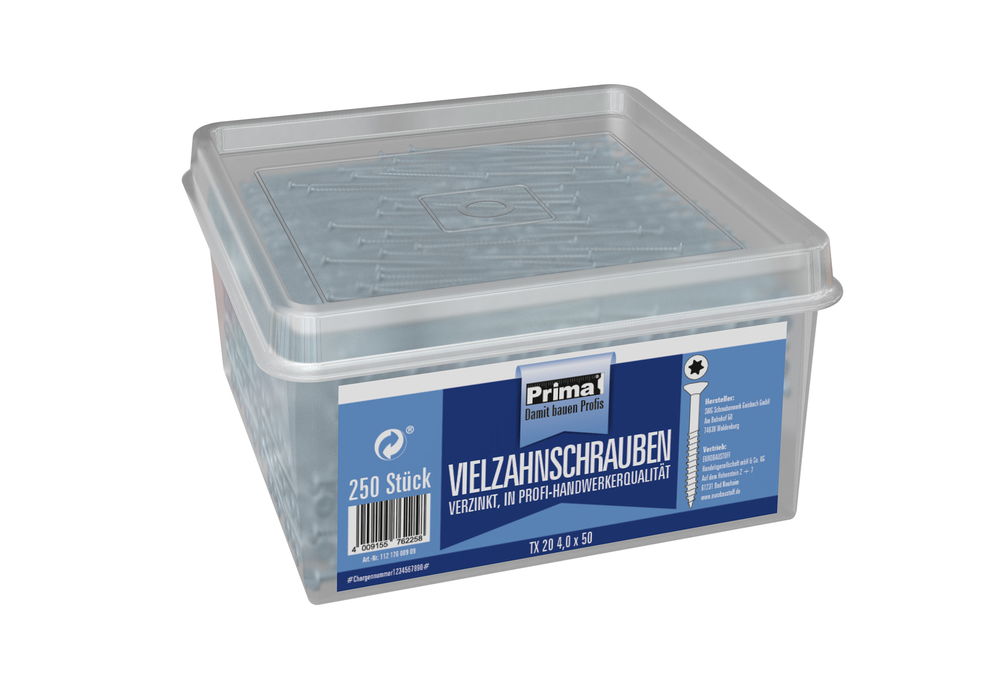 Prima Universalschr. vz TX20 4,0x50 mm SWG SCHRAUBENWERK GMBH WALDENBURG Prima Universalschr. vz TX20 4,0x50 mm (250 Stück) PRO