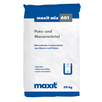 MAXIT mix 601 Putz- und Mauermörtel, 30kg 