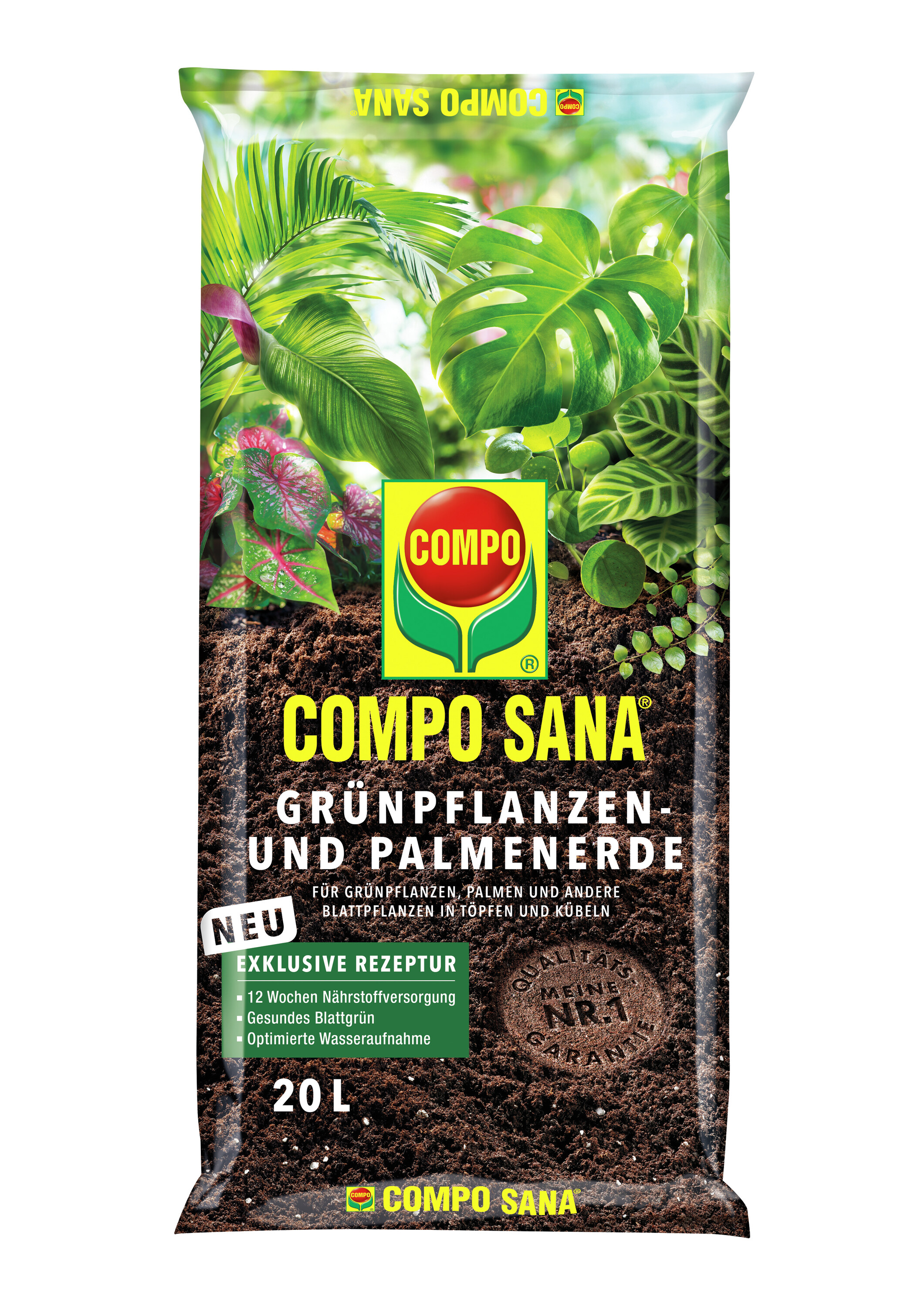 COMPO SANA Grünpflanzen- und Palmenerde 20 Liter
