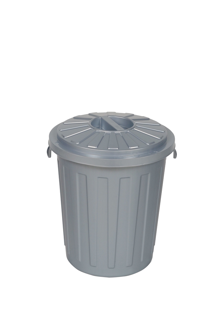 KEEEPER Maxi-Tonne silber Ø36cm H=42cm 23l 