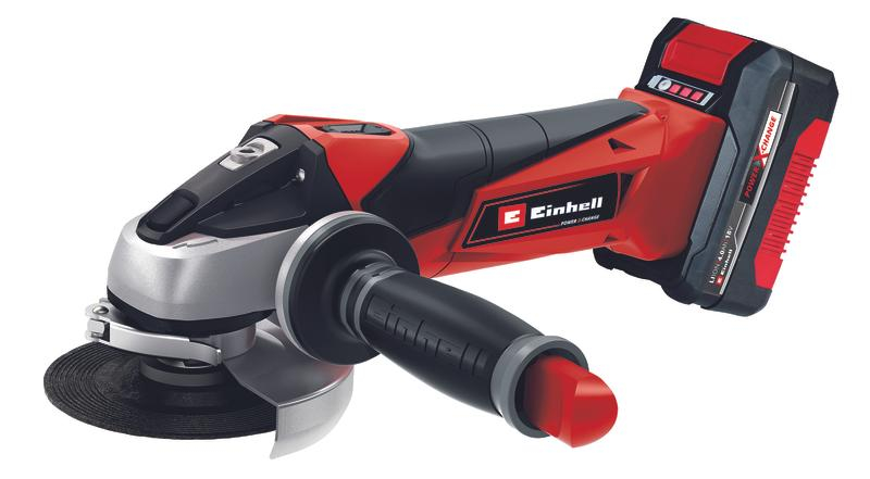 EINHELL Akku-Winkelschleifer TE-AG 18/115 Li inkl. 1x 4,0 Ah Akku