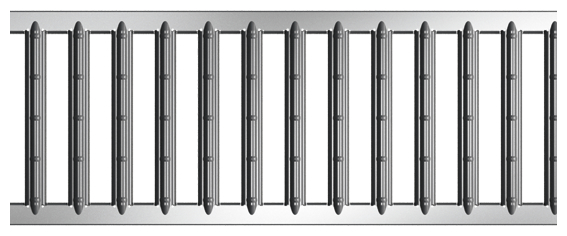 ACO Self Stegrost Stahl verzinkt 1m PKW-befahrbar ACO GMBH TIEFBAU HOCHBAU ACO Self Stegrost Stahl verzinkt 1m PKW-befahrbar